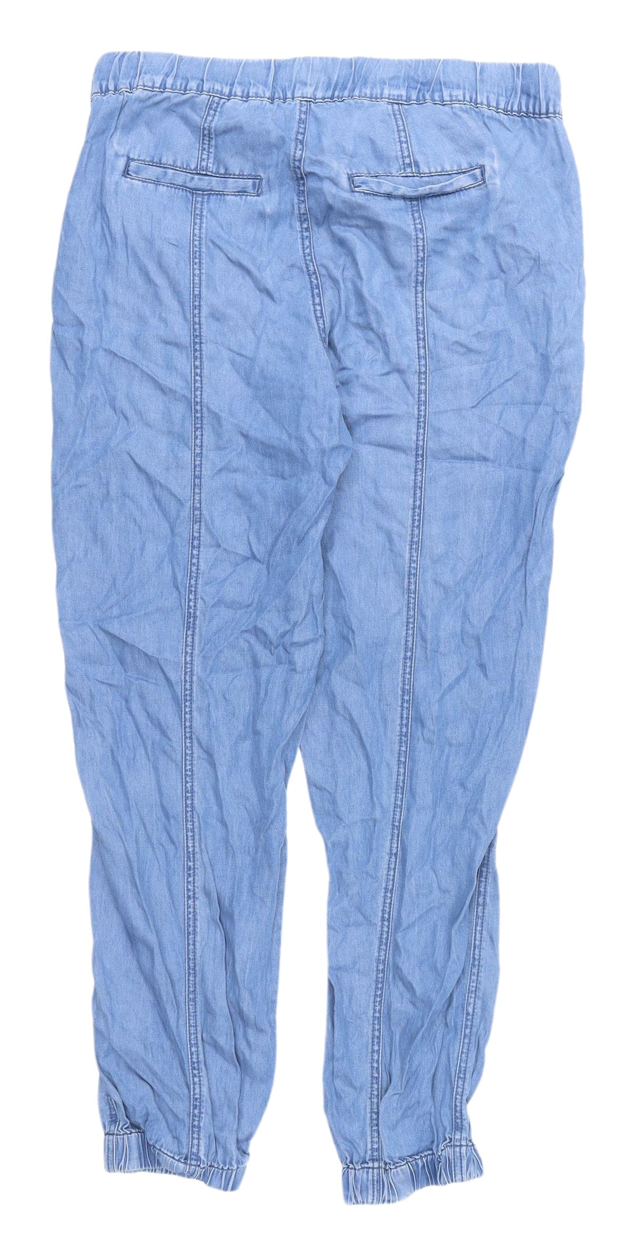 White Stuff Women's Blue Jogger Trousers Size 10