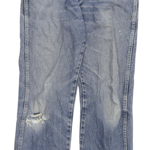 Wrangler Men's Blue Straight Jeans Size 32 Regular