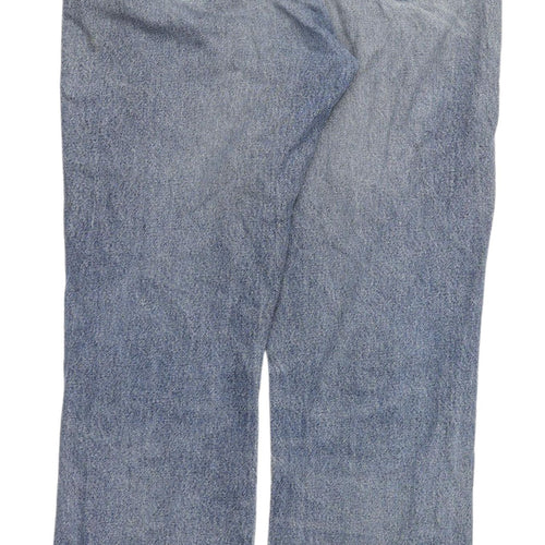 Wrangler Men's Blue Straight Jeans Size 32 Regular