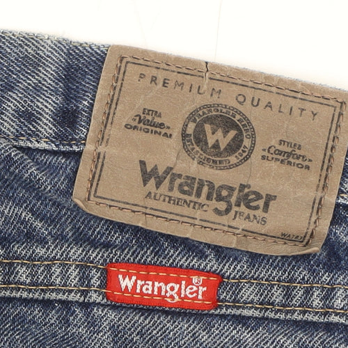 Wrangler Men's Blue Straight Jeans Size 32 Regular
