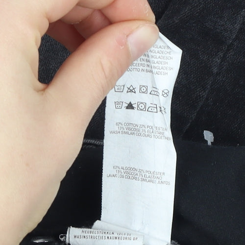 Denim Co Women's Black Skinny Jeans Size 14
