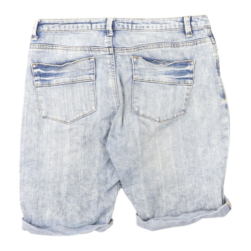 Denim Co. Women's Blue Bermuda Shorts Size 10