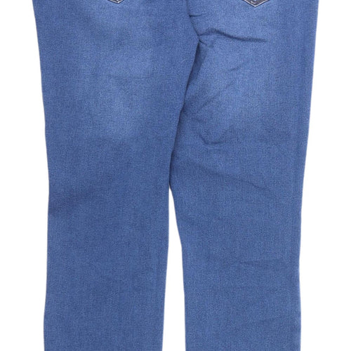 Matalan Women's Blue Skinny Distressed Jeans Size 12