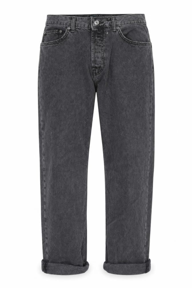 Front view of ASOS Men's Black Straight Jeans M 30W 32L