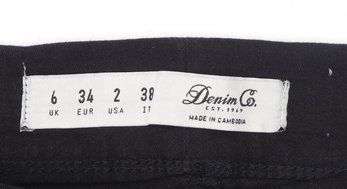 Denim Co. Women's Black Jegging Slim Jeans Size 6