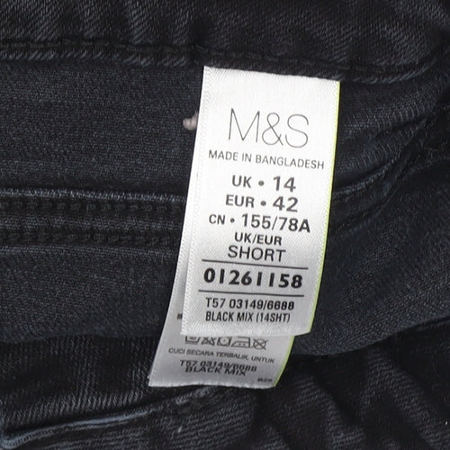 Marks and Spencer Women’s Black Skinny Jeans, UK 14