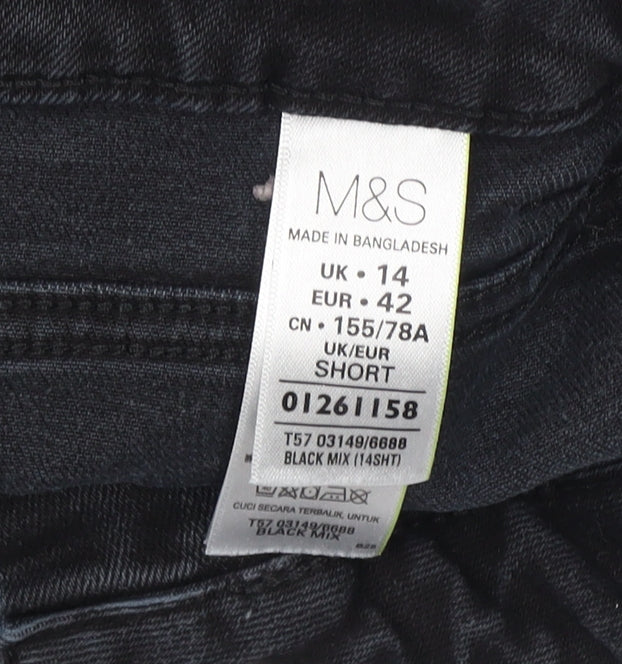 Marks and Spencer Women’s Black Skinny Jeans, UK 14