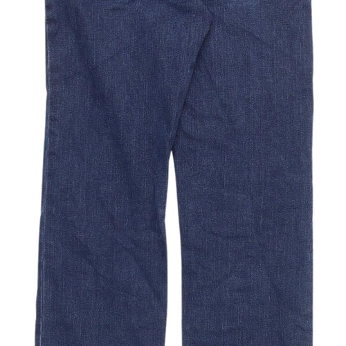 Gap Teens Blue Straight Jeans, Size 14, Stretch Denim