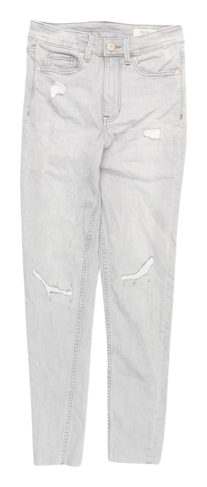 Marks and Spencer Grey Distressed Skinny Jeans
