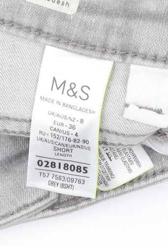 Marks and Spencer Grey Distressed Skinny Jeans