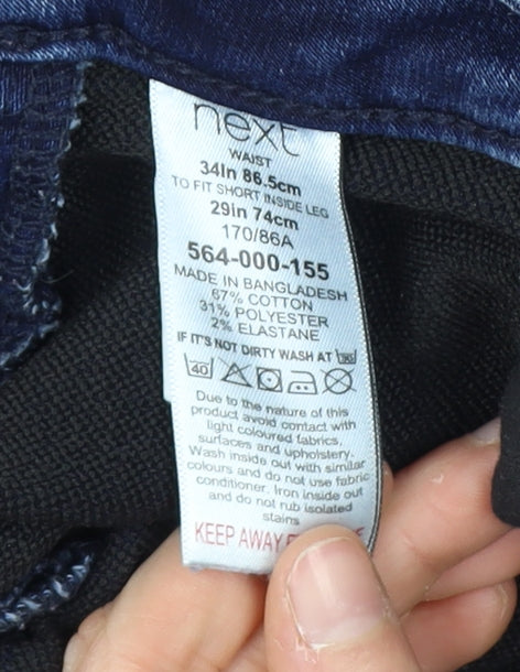 Next Men's Blue Skinny Jeans - W34/L29