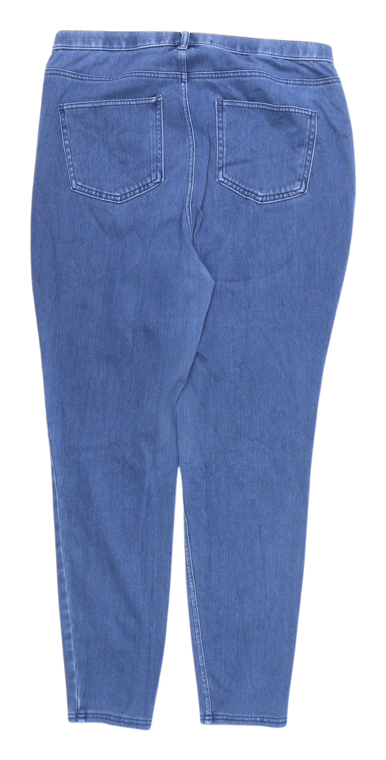 Marks and Spencer Women's Blue Denim Jeggings Size 16