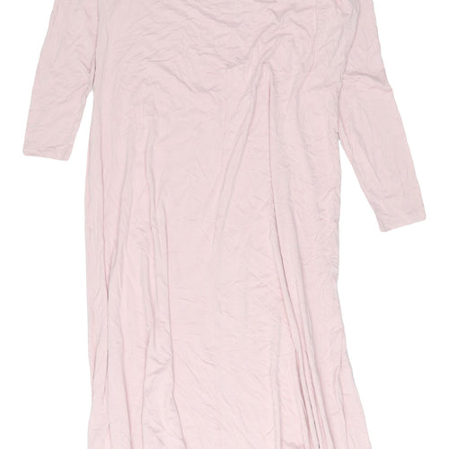 Marks and Spencer Women's Pink Long Shift Dress Size 16