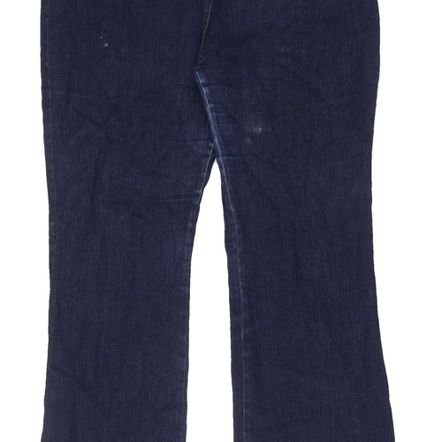 Marks and Spencer Women's Blue Straight Jeans, Size 18