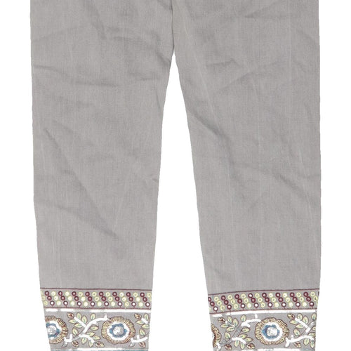 Desigual Women's Grey Cropped Jeans Size 28