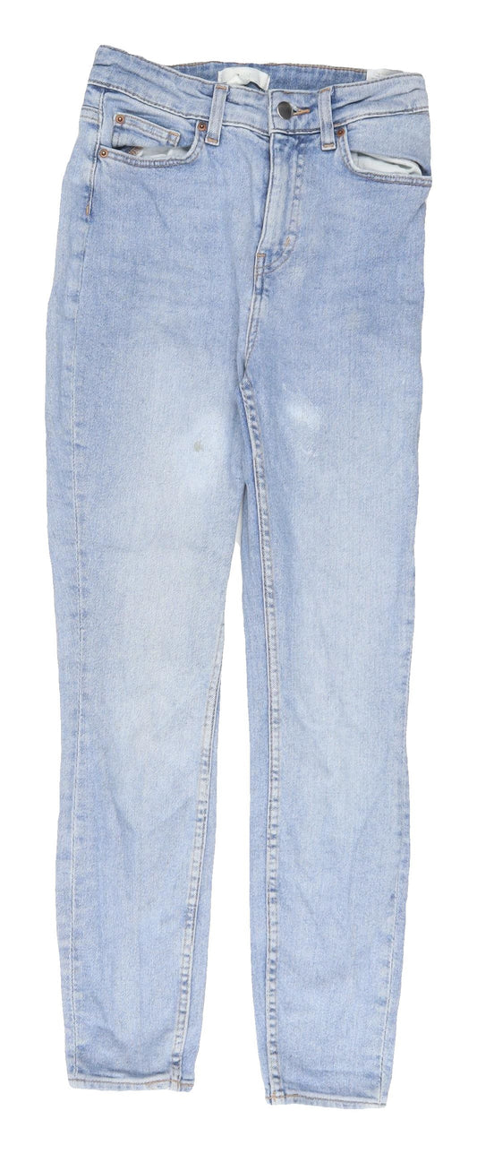 H&M Women's Straight Blue Jeans Size 12 Comfortable Denim