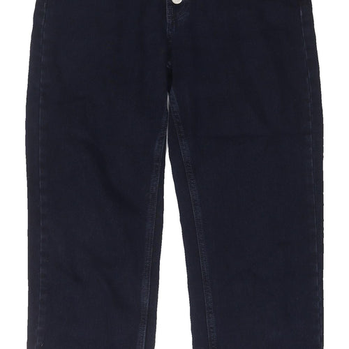 Whistles Women's Dark Blue Straight Jeans, Size 26