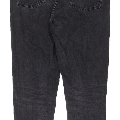 Topshop Women's Black Straight Jeans Size 16