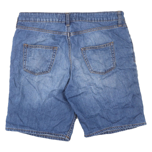 White Stuff Women's Blue Chino Shorts Size 10