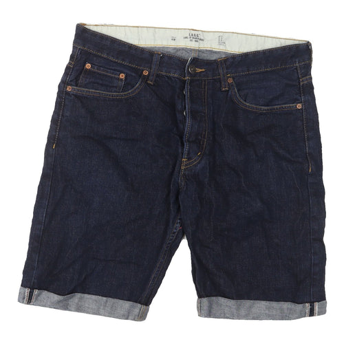 H&M Men's Blue Denim Chino Shorts Size 33