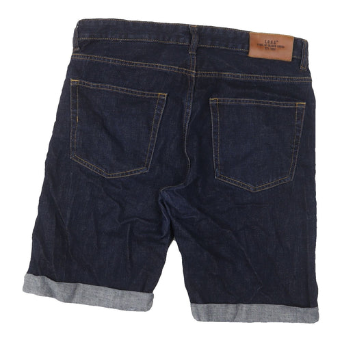 H&M Men's Blue Denim Chino Shorts Size 33