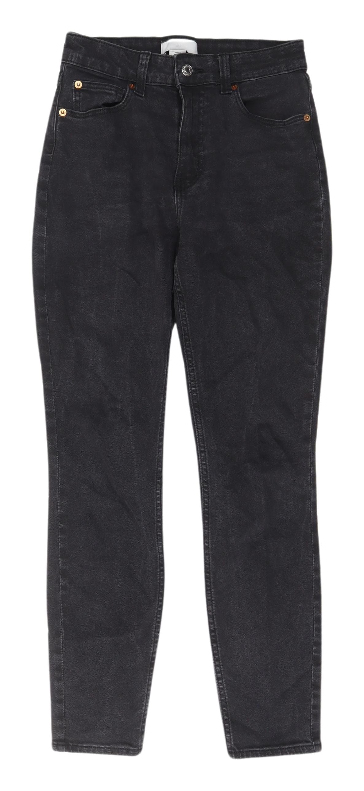H&M Women's Black Skinny Jeans - Size 10