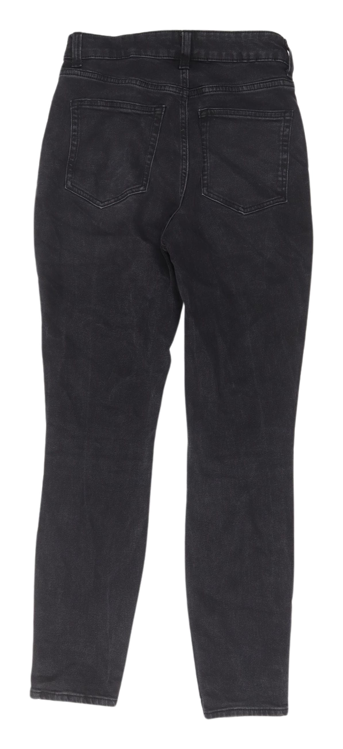H&M Women's Black Skinny Jeans - Size 10