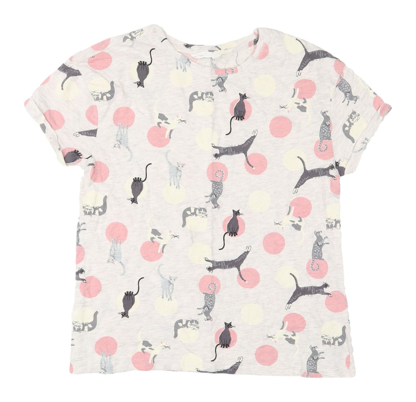 Marks and Spencer Women's Cat Print Pyjama Top S