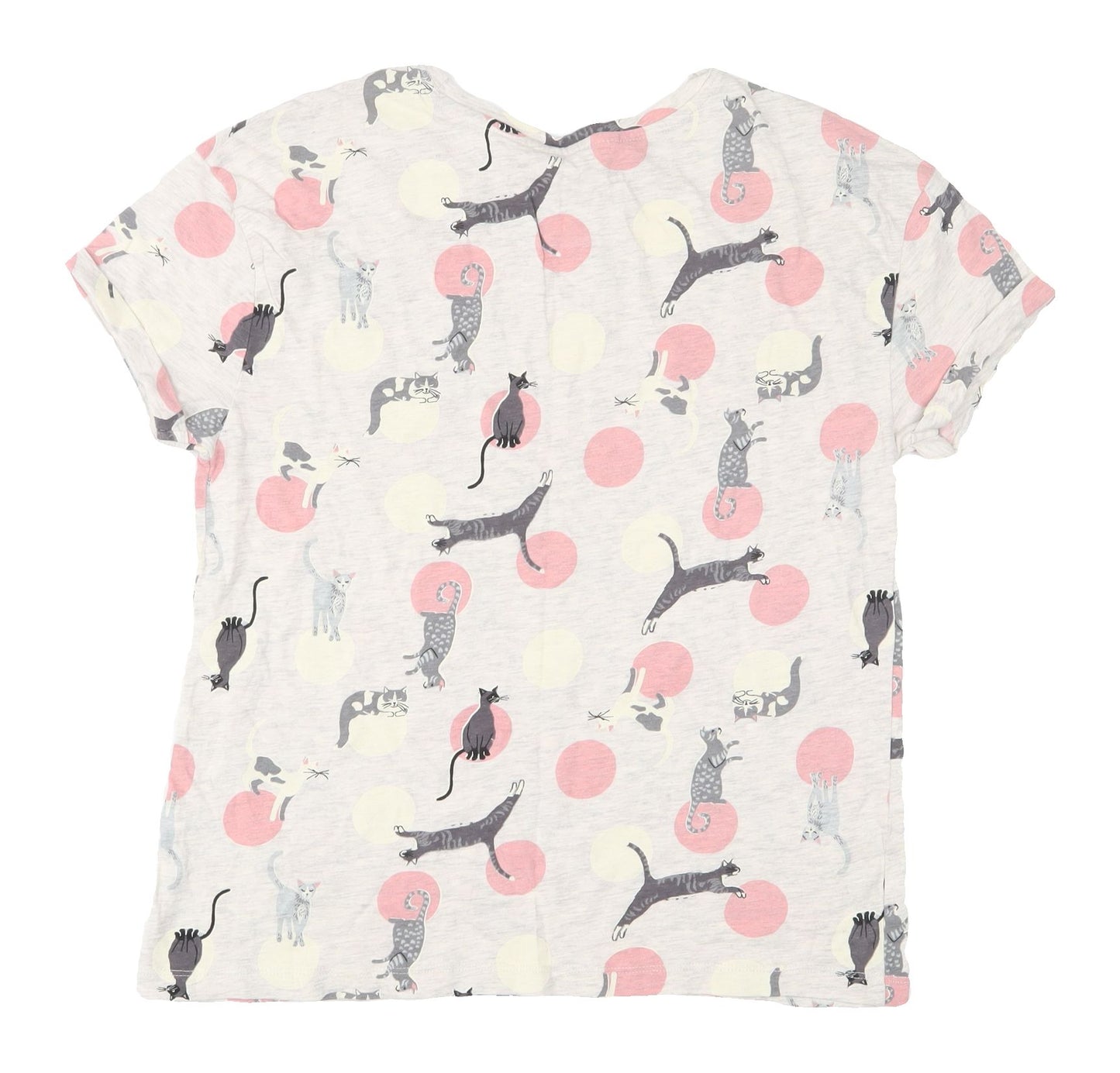 Marks and Spencer Women's Cat Print Pyjama Top S