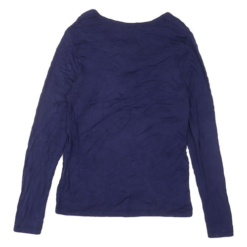Marks and Spencer Women's Blue Button-Up Top UK 16