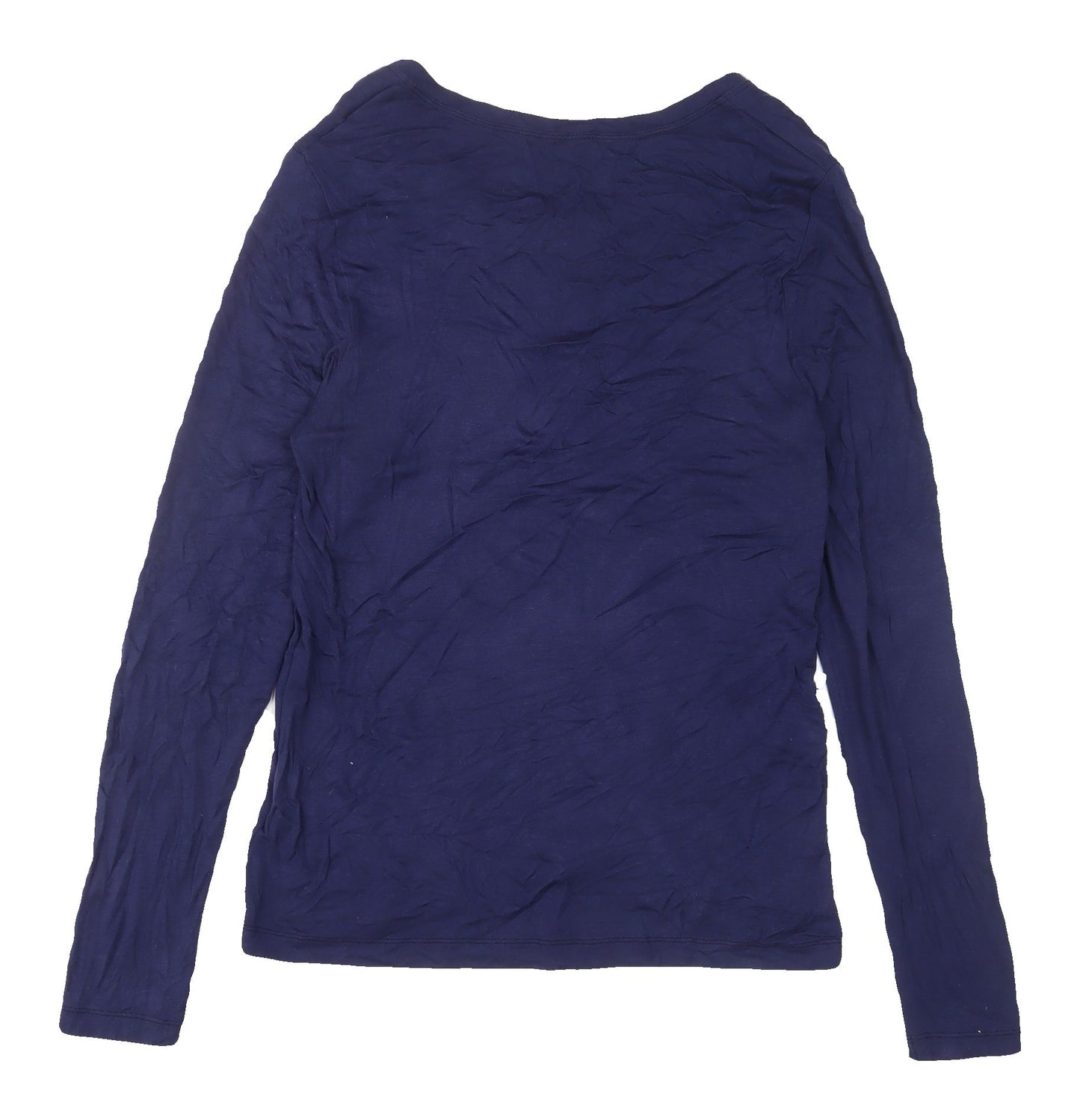 Marks and Spencer Women's Blue Button-Up Top UK 16