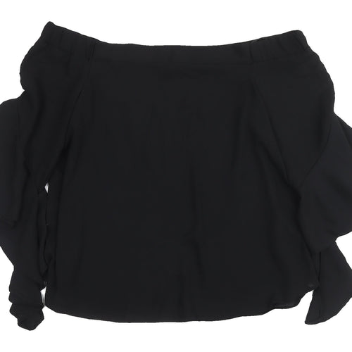 River Island Women's Black Top, Size 14