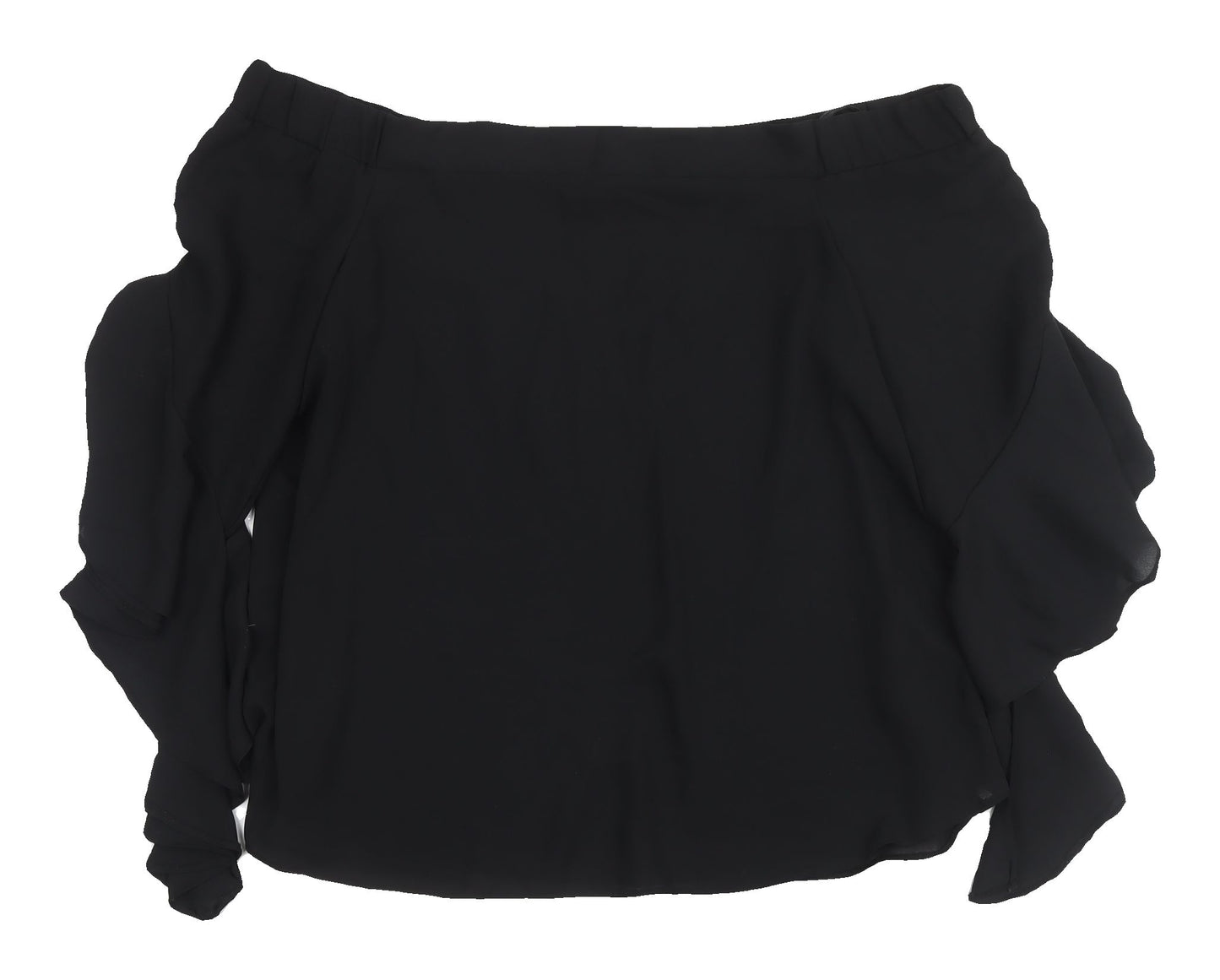 River Island Women's Black Top, Size 14