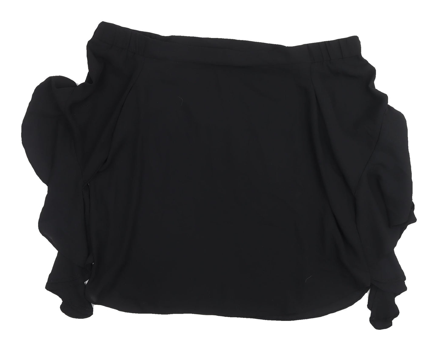 River Island Women's Black Top, Size 14