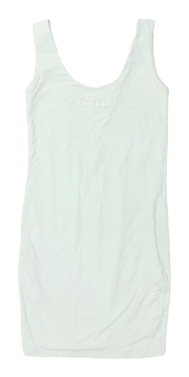 ODOLLS Women's Green Bodycon Mini Dress Size 10
