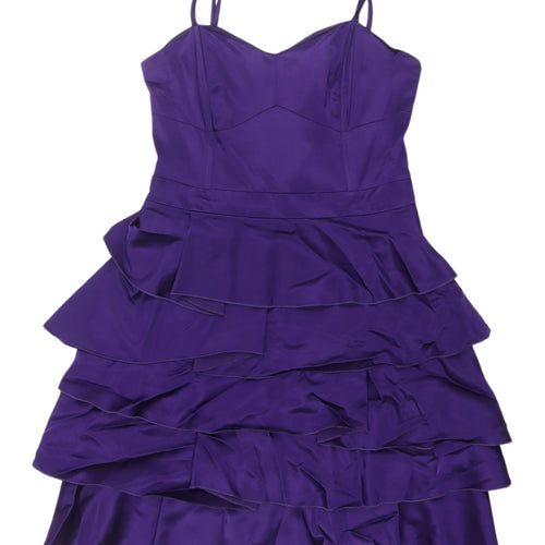 Untold Women's Purple Ruffled Party Dress, Size 10