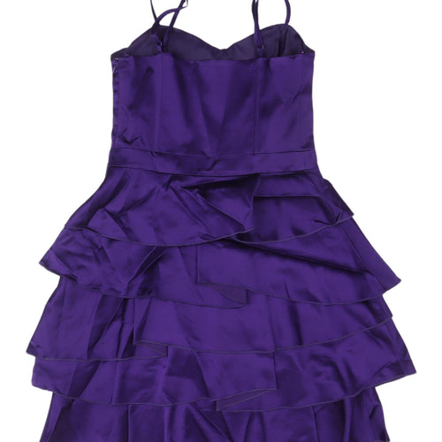 Untold Women's Purple Ruffled Party Dress, Size 10