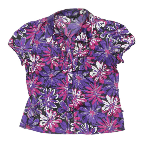 David Emanuel Women's Multicoloured Floral Blouse Size 16