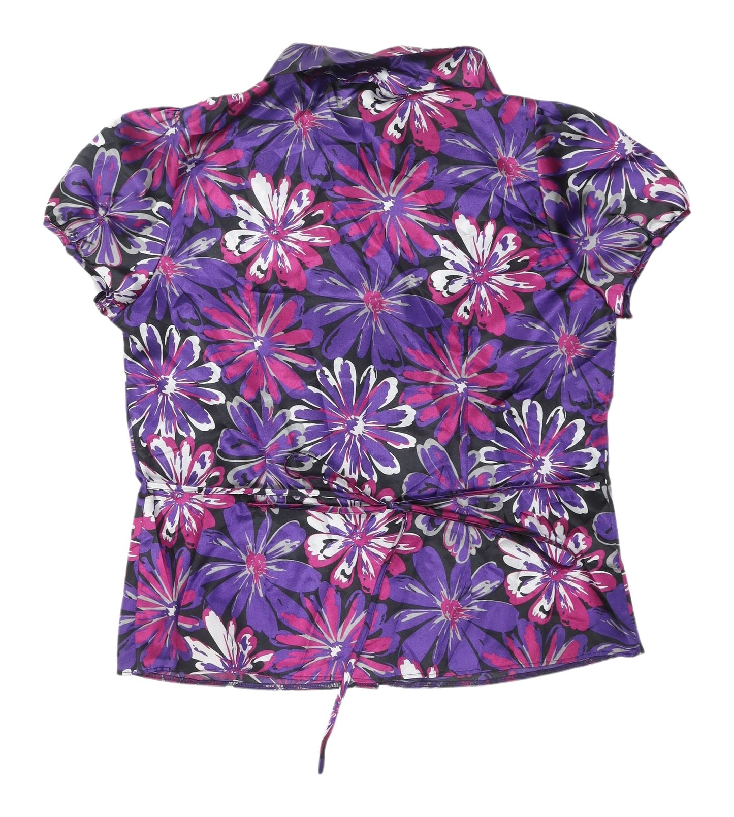 David Emanuel Women's Multicoloured Floral Blouse Size 16