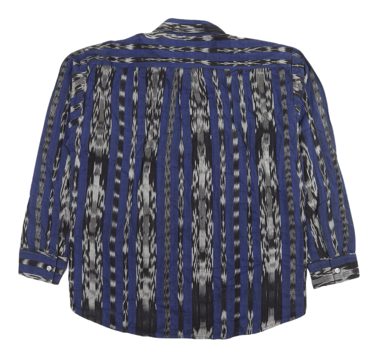 Tipical Shop Jerusalem Blue Striped Cotton Shirt M