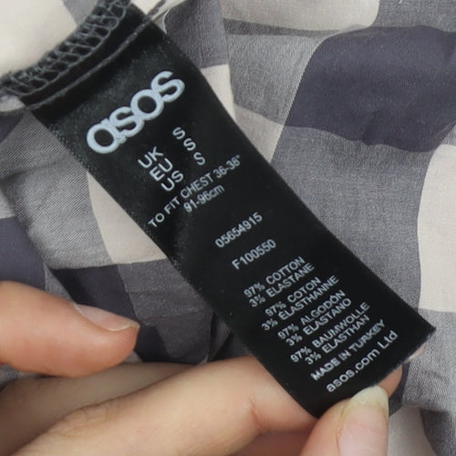 ASOS Men's Multicoloured Check Shirt Small