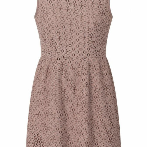 Stile Benetton Women's Beige Lace Sheath Dress S