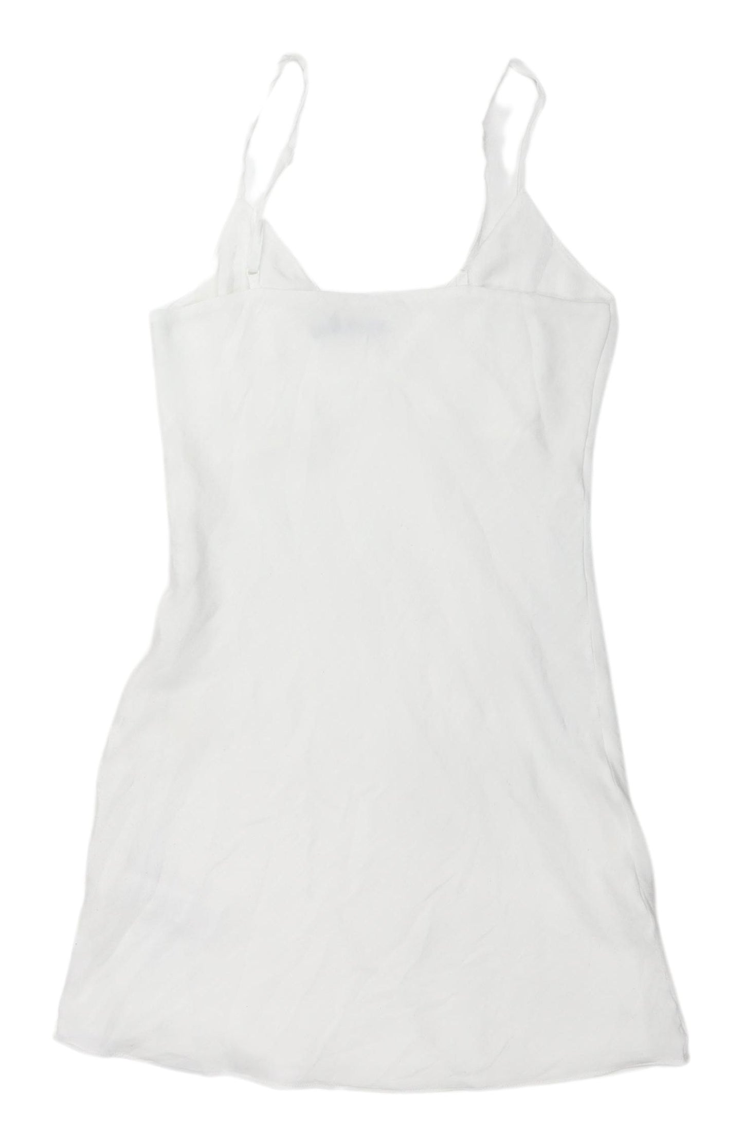 Nasty Gal White Slip Dress, UK 8, Women's Classic Summer Style