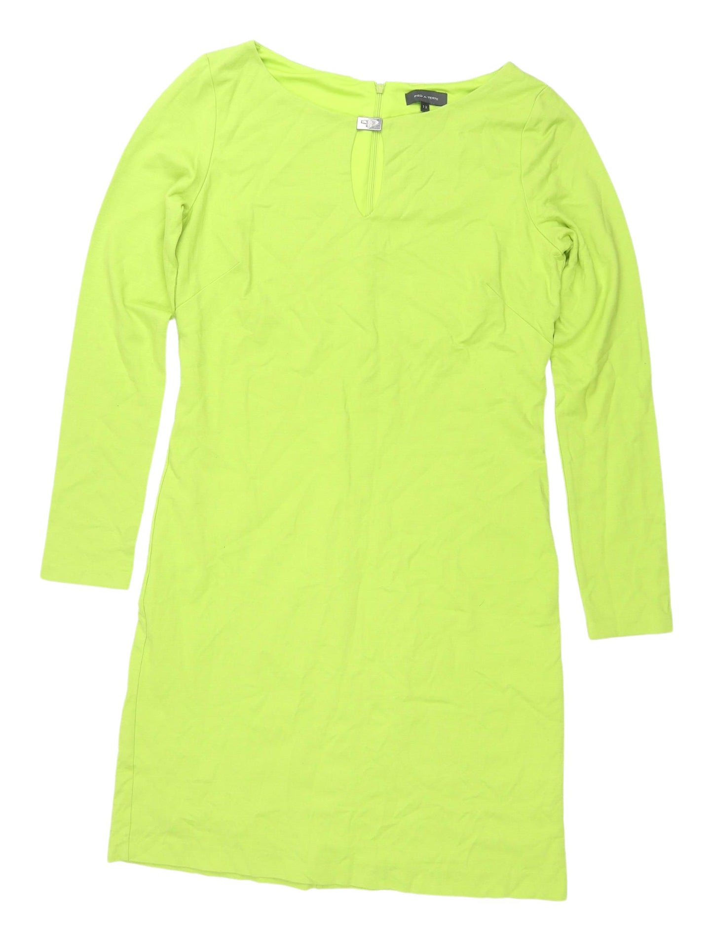 Pied a Terre Women's Green Long Sleeve Dress Size 12