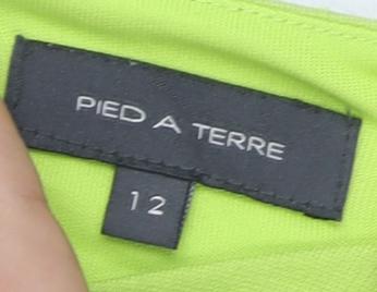 Pied a Terre Women's Green Long Sleeve Dress Size 12