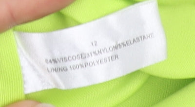 Pied a Terre Women's Green Long Sleeve Dress Size 12