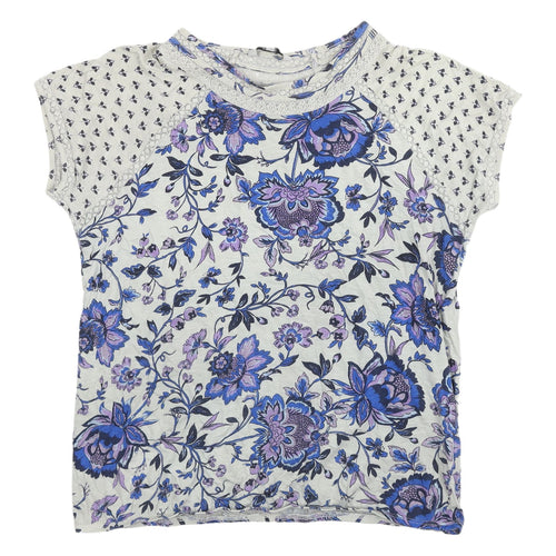 Next Women's Multicoloured Floral T-Shirt - Size 16