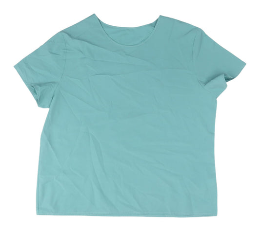 BHS Women's Blue Basic T-Shirt - Size 16