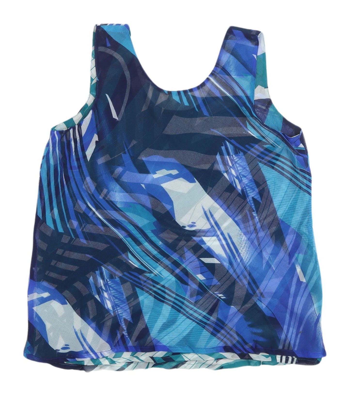 Women's Multicoloured Geometric Tank Top Size L