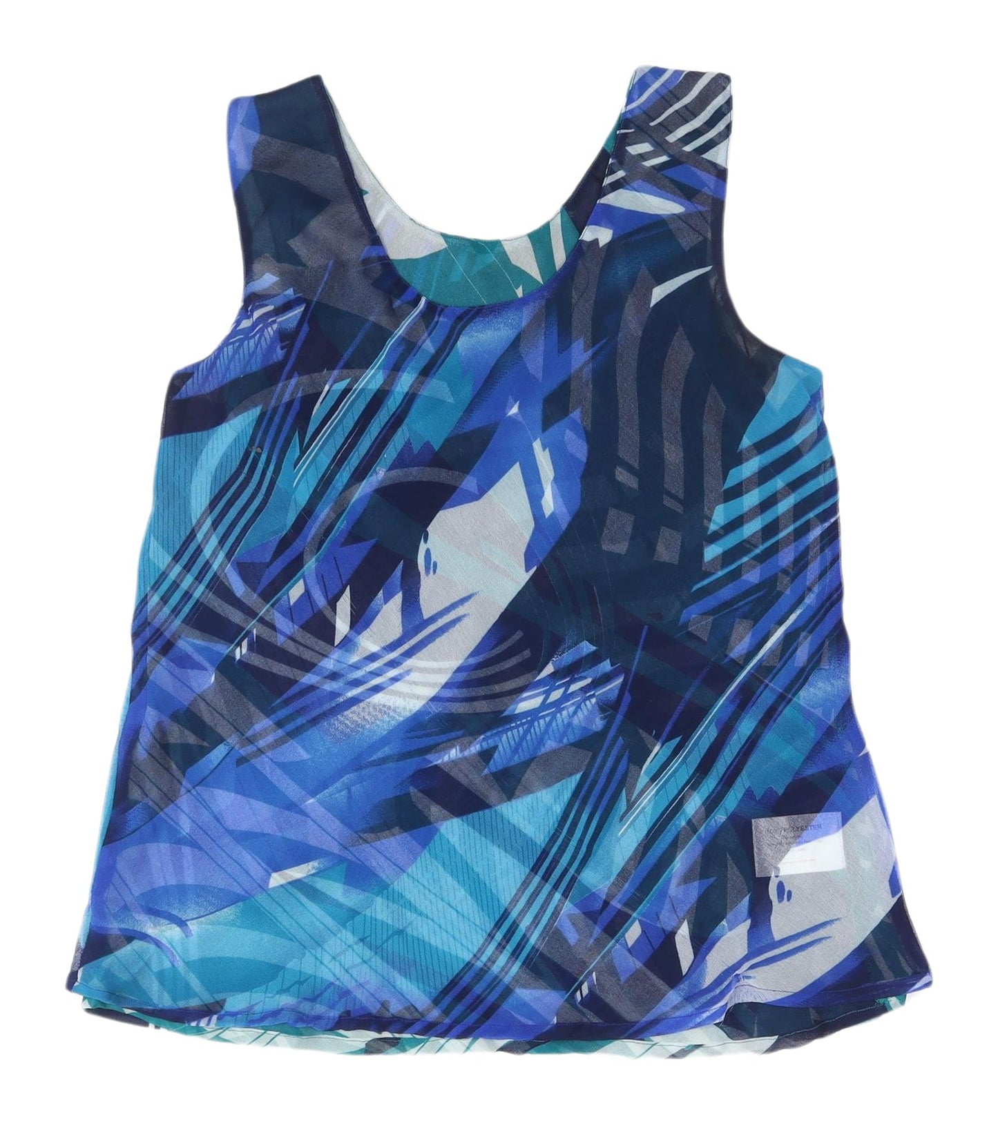 Women's Multicoloured Geometric Tank Top Size L